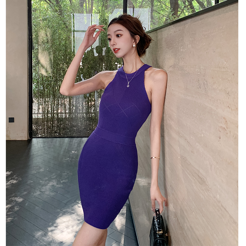 Temperament strapless package hip dress for women