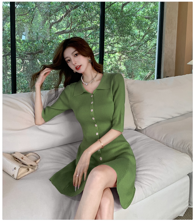 France style light small fellow Casual summer dress