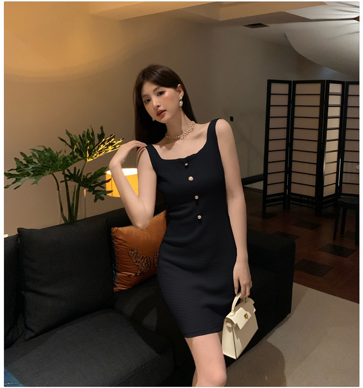 Small fellow slim France style dress for women