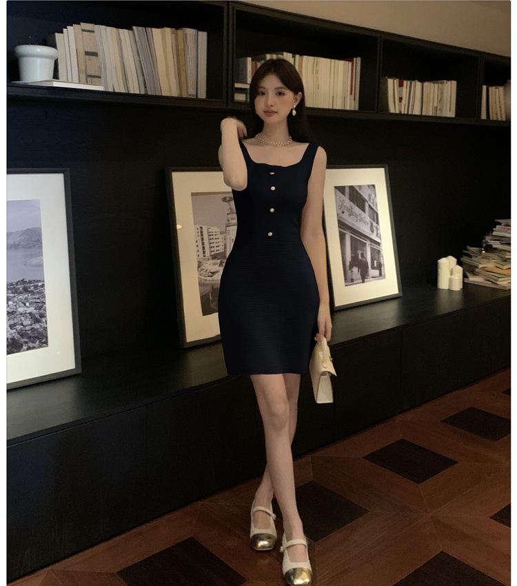 Small fellow slim France style dress for women