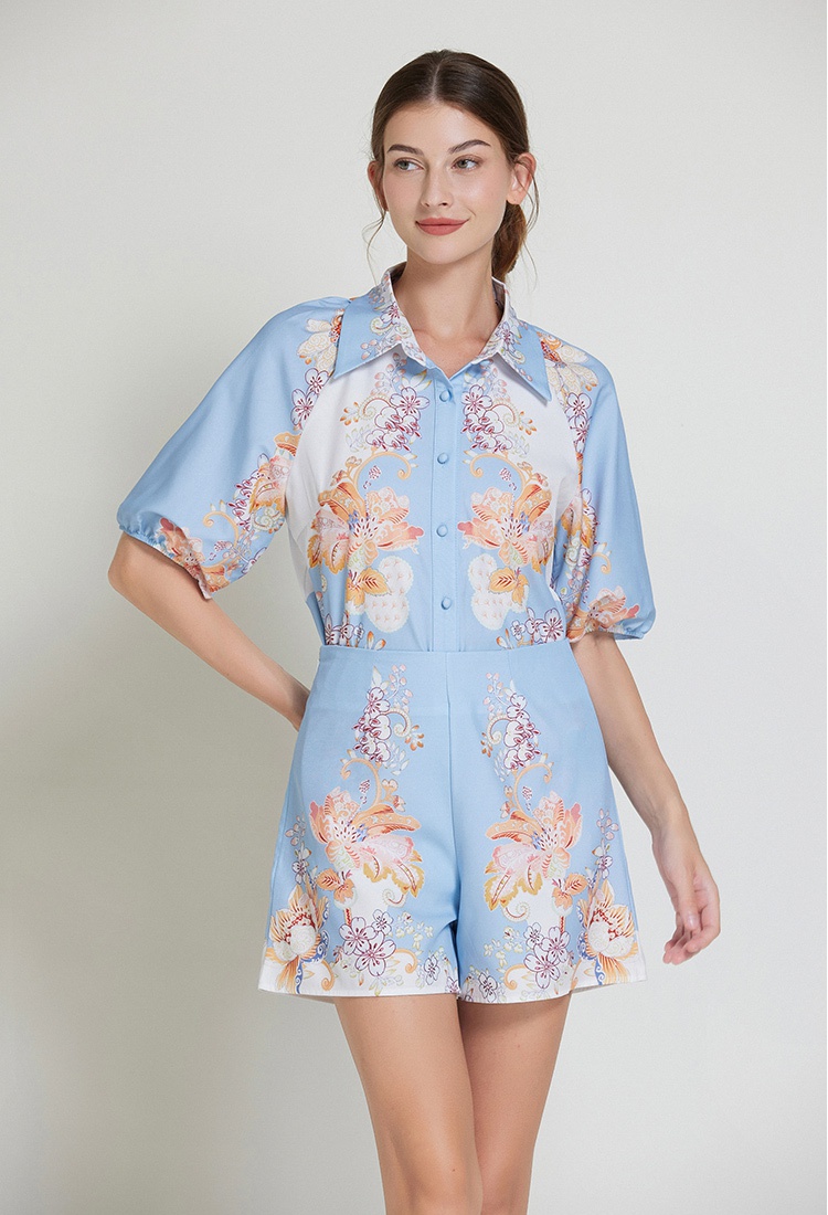 Stereoscopic colors shirt printing shorts