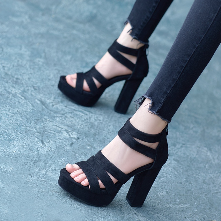 Rome summer platform high-heeled sandals for women