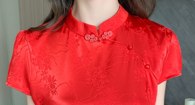 Temperament jumpsuit Chinese style cheongsam for women