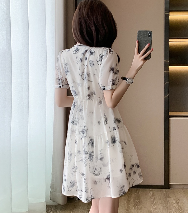 Ink Chinese style dress light summer cheongsam for women