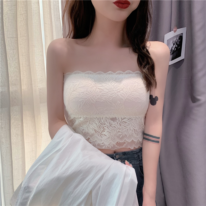 Lace sling small tops removable summer slim vest