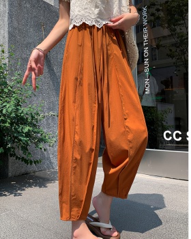 Wicking fold carrot pants nine tenths casual pants for women