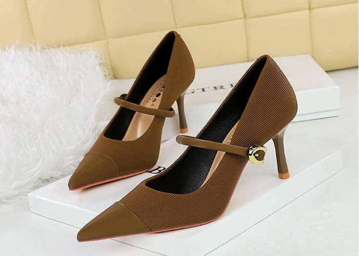 Metal high-heeled shoes high-heeled shoes for women