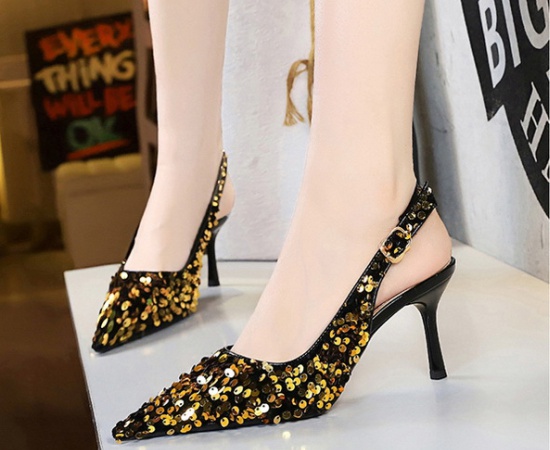 Banquet high-heeled shoes hollow shoes for women