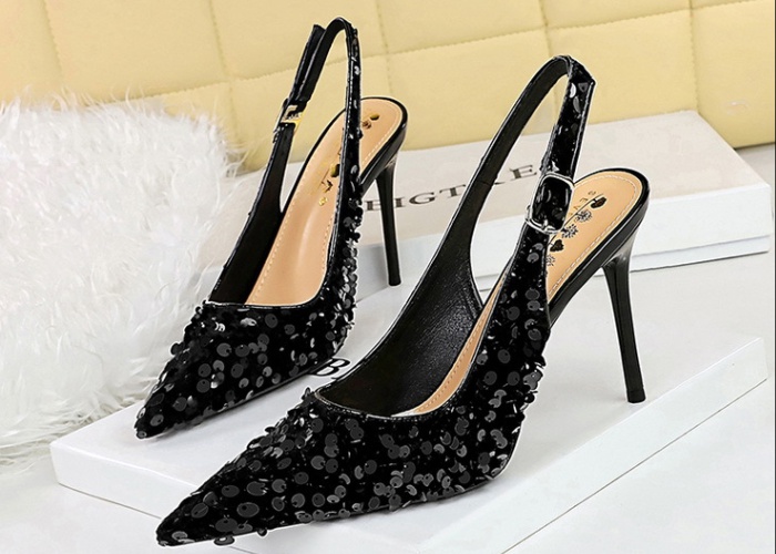 Pointed high-heeled shoes European style shoes for women