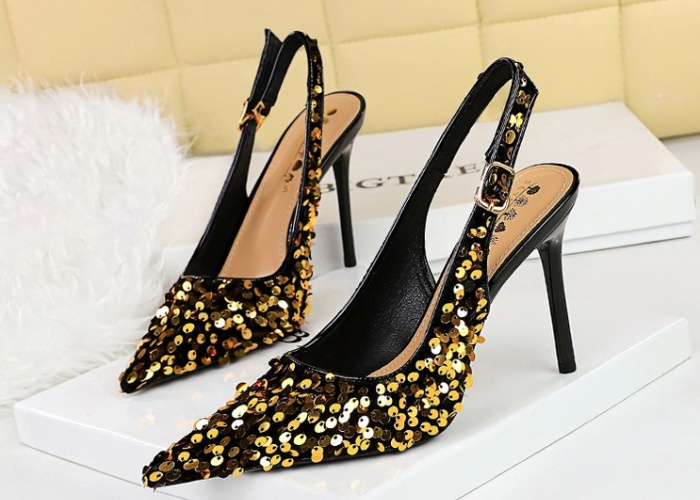 Pointed high-heeled shoes European style shoes for women