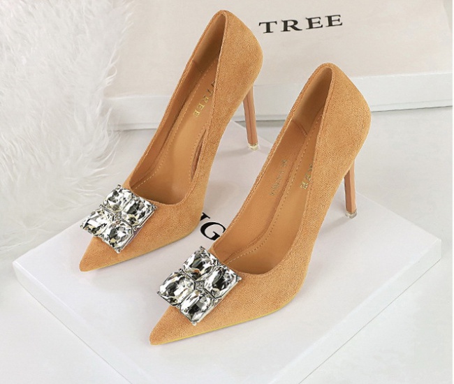 Banquet shoes low high-heeled shoes for women