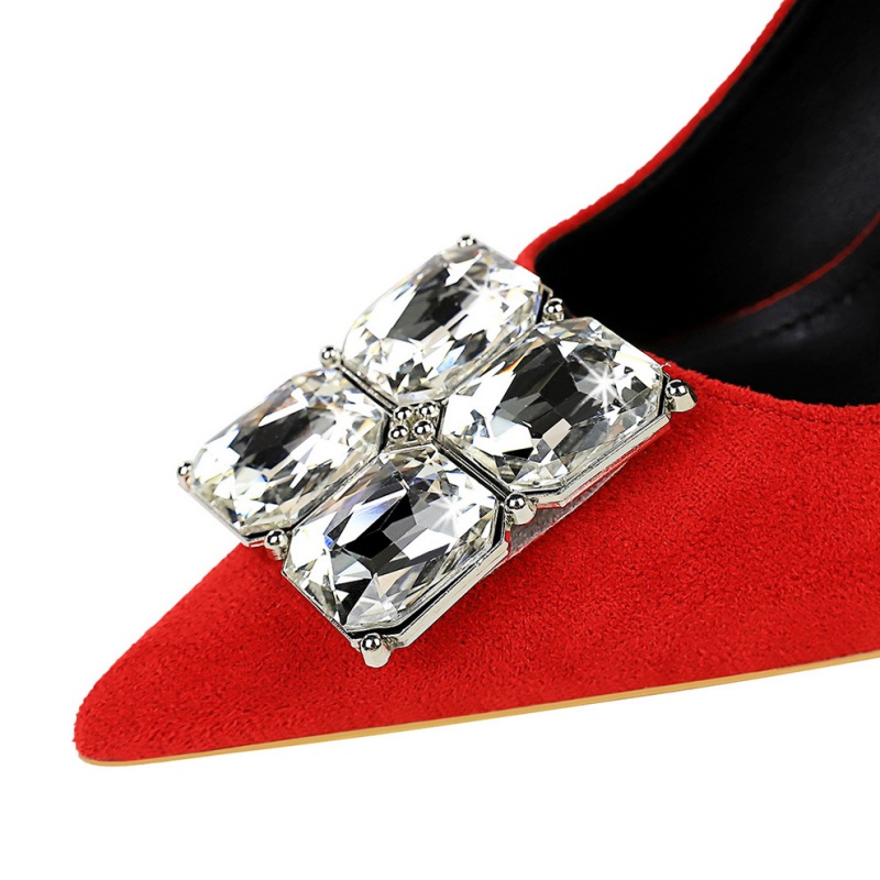 Banquet shoes low high-heeled shoes for women