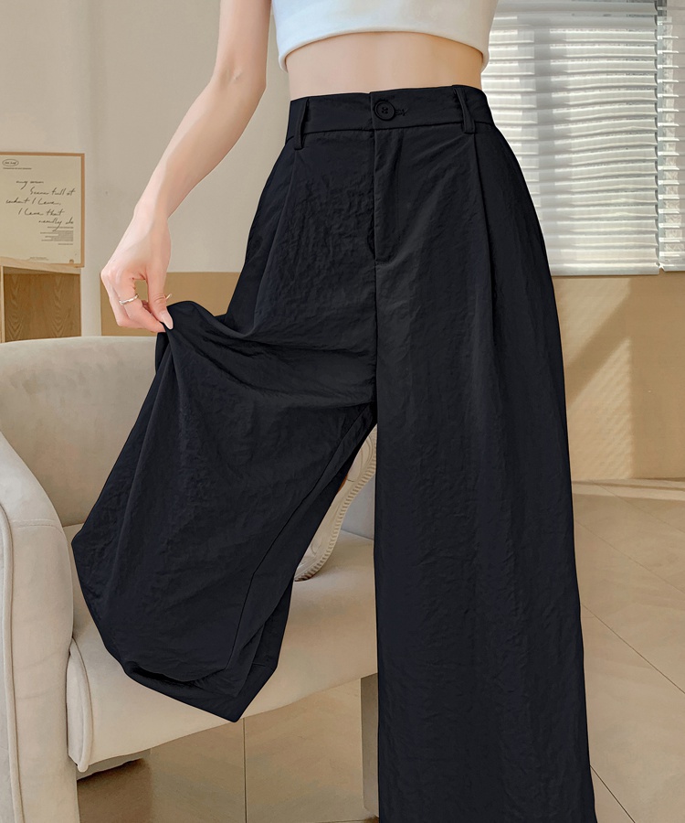 Cotton linen ice silk business suit summer casual pants