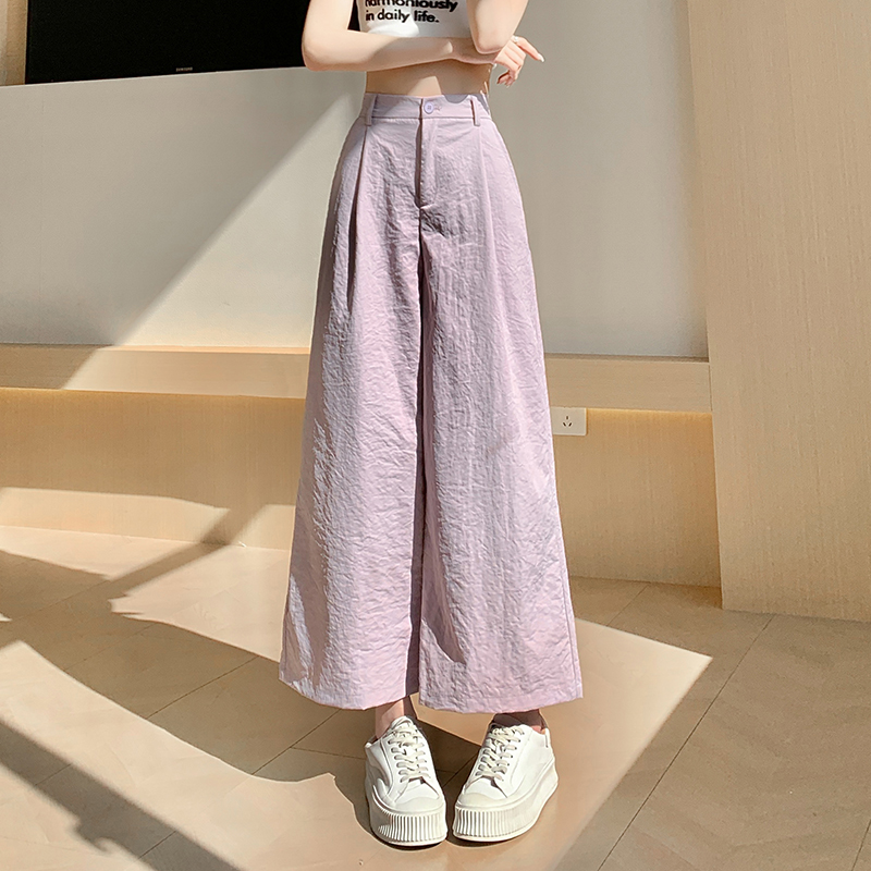 Cotton linen ice silk business suit summer casual pants