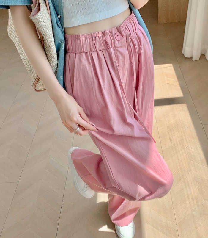 Small fellow casual pants wide leg pants for women