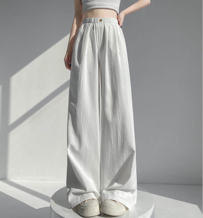 Drape suit pants summer wide leg pants for women