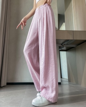 Ice silk casual pants business suit for women