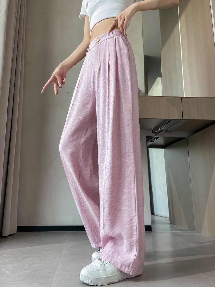 Ice silk casual pants business suit for women