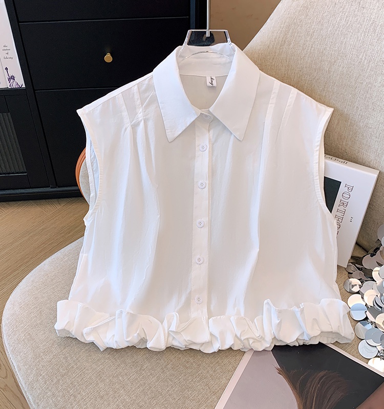 Korean style summer shirt all-match tops for women