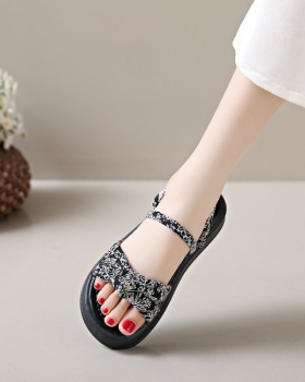 France style sandals thick crust slippers for women