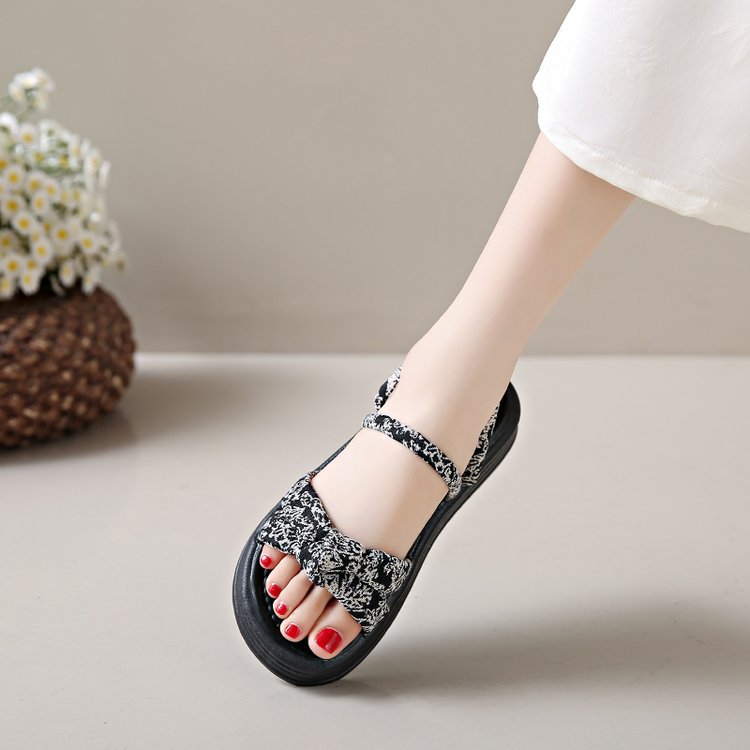 France style sandals thick crust slippers for women