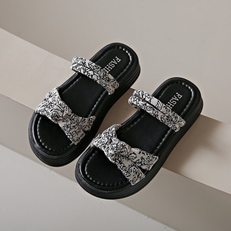 France style sandals thick crust slippers for women