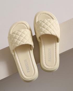 Wears outside France style slippers summer shoes for women
