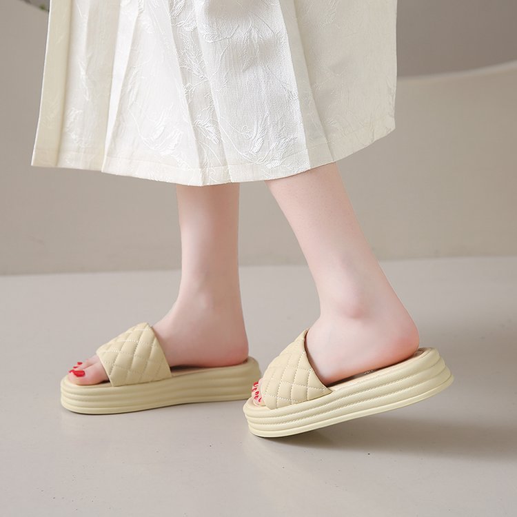 Wears outside France style slippers summer shoes for women