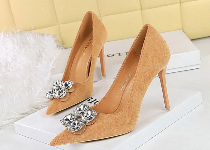 Broadcloth Korean style shoes banquet high-heeled shoes