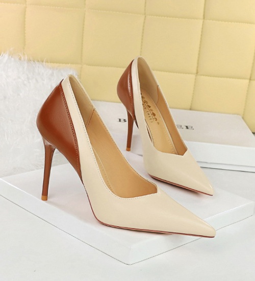 Fine-root high-heeled shoes pointed shoes for women