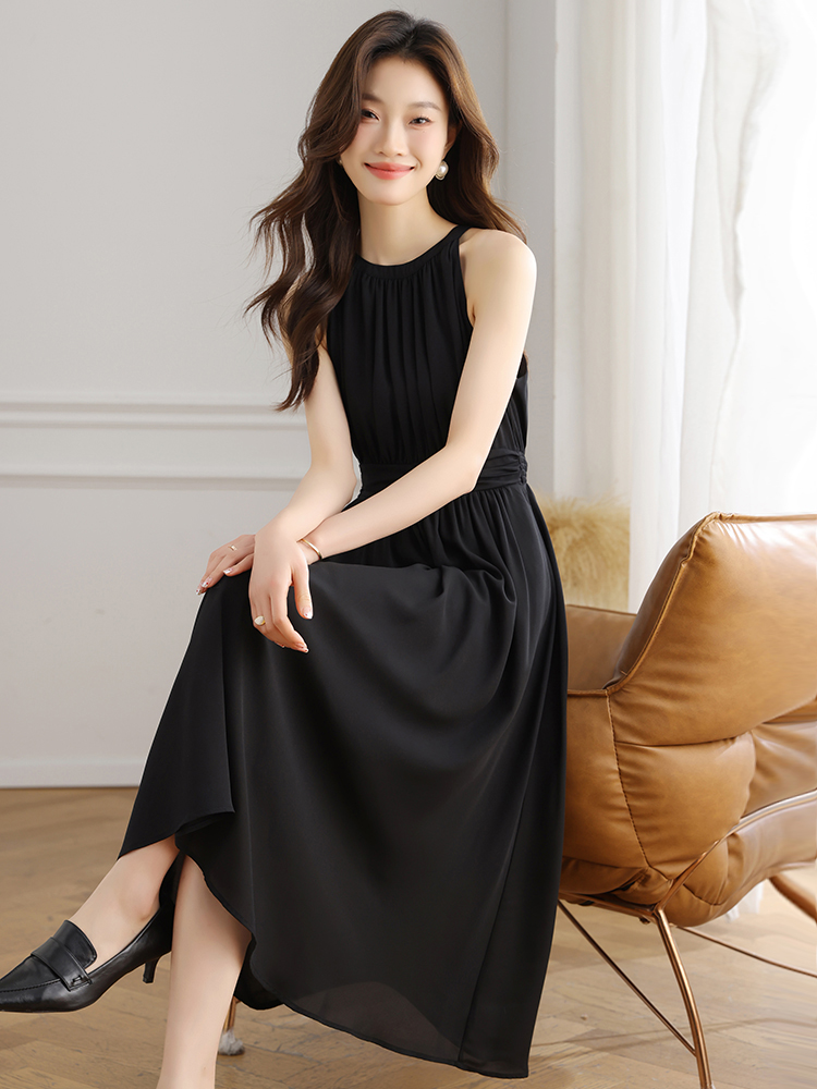 Spring small fellow temperament long dress for women