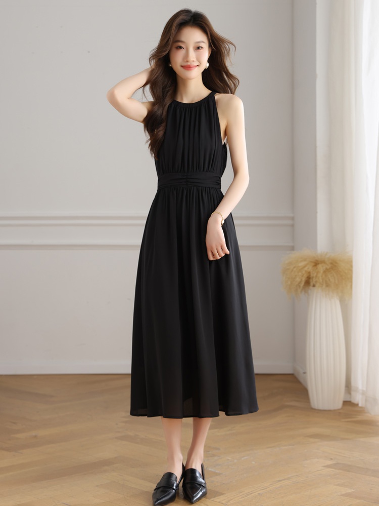 Spring small fellow temperament long dress for women