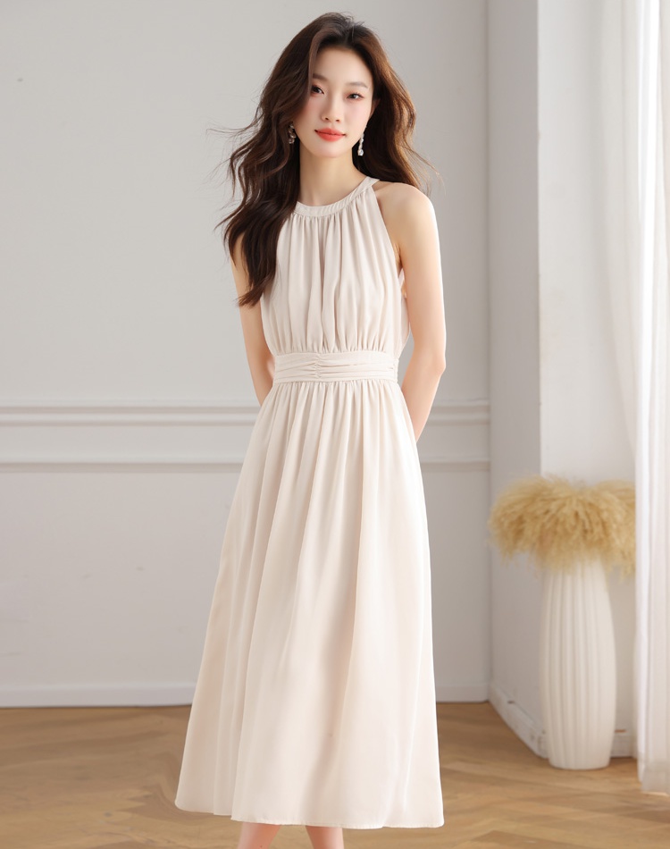 Spring small fellow temperament long dress for women