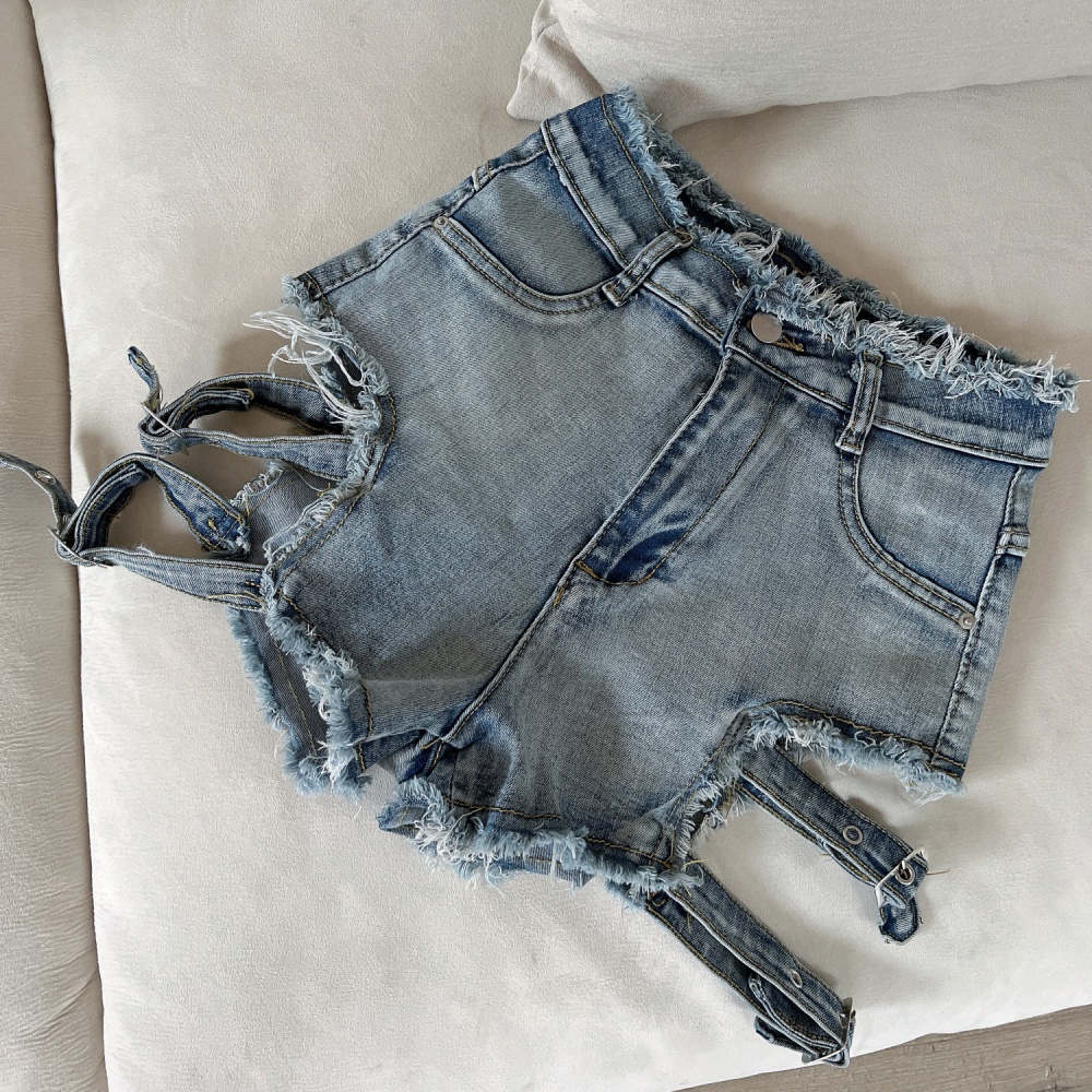 Denim sexy fashion short spicegirl hollow shorts