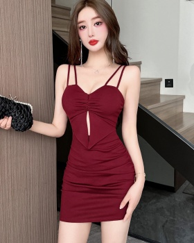 Bar sling T-back sexy low-cut dress for women