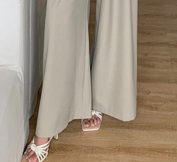 Sleeveless halter jumpsuit summer pinched waist long pants