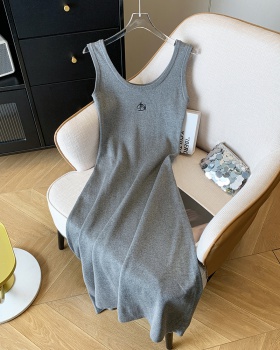 A-line dress sleeveless dress for women