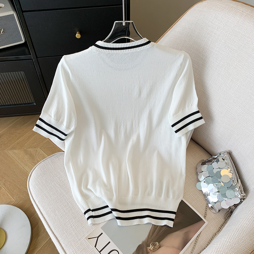 Short sleeve summer tops temperament sweater for women