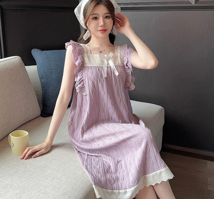 Summer maiden night dress homewear lovely vest for women