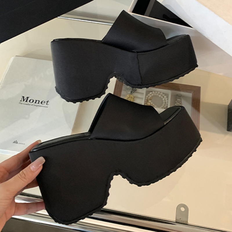 Thick crust slippers summer platform for women