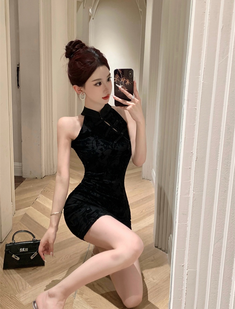 Sexy summer dress retro slim cheongsam