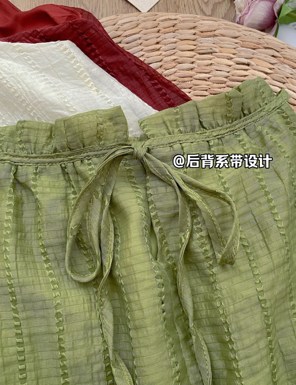 Halter summer enticement skirt bandage back pure tops 2pcs set