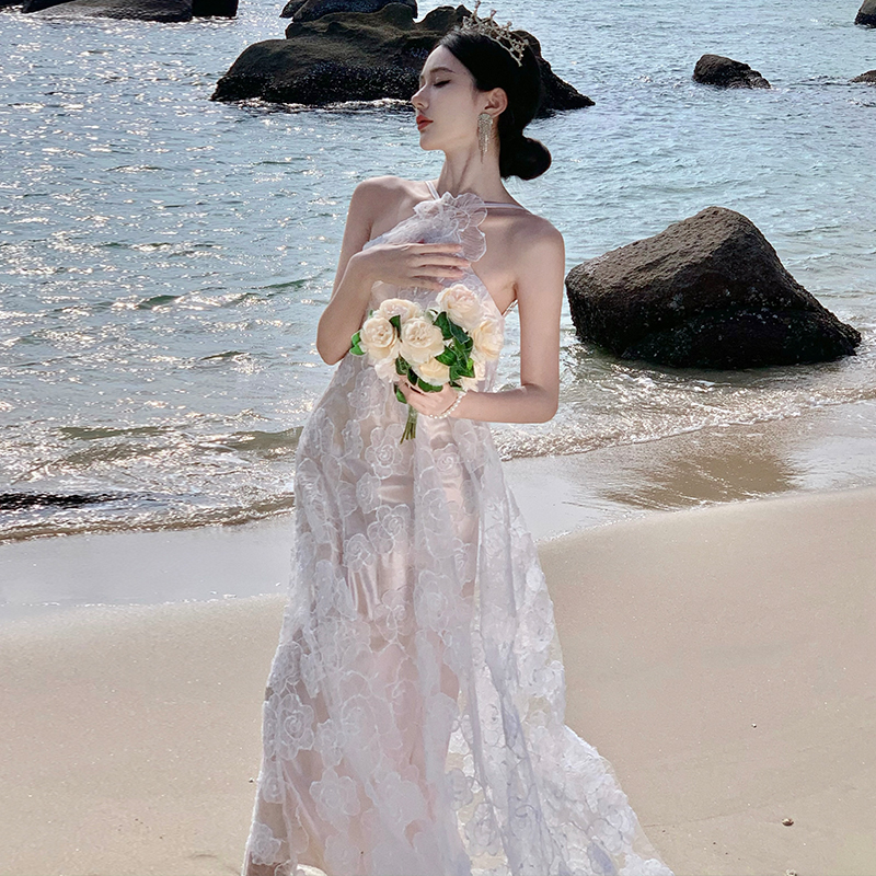 Vacation Chinese style wedding dress for women