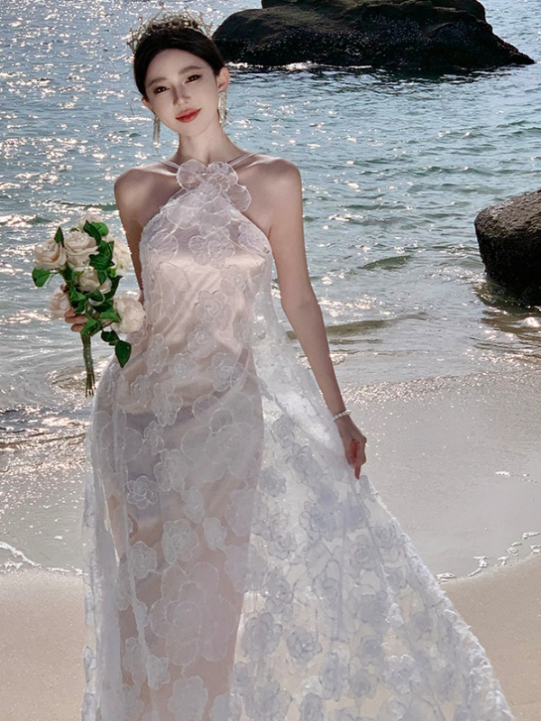 Vacation Chinese style wedding dress for women