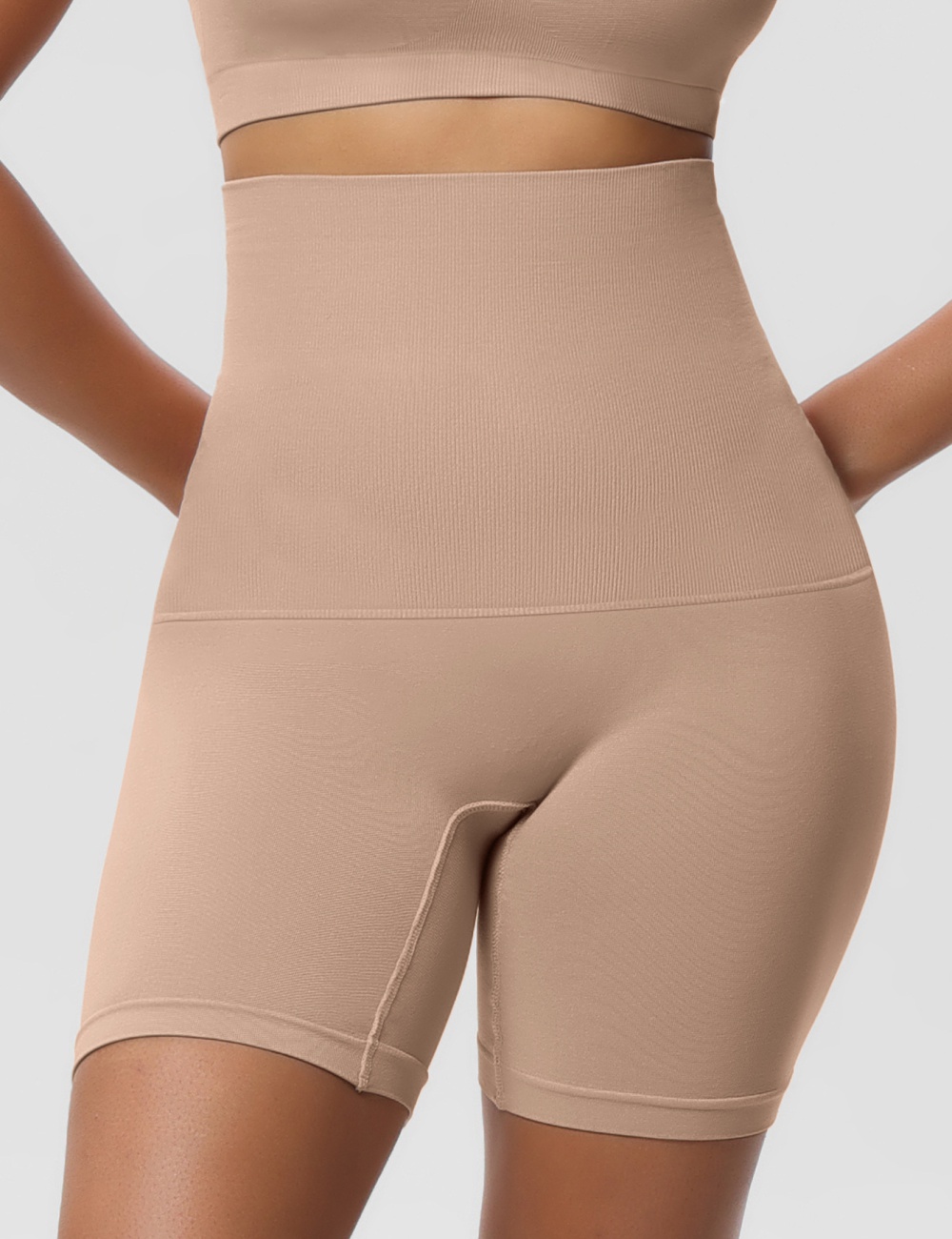 High waist safety pants pants hip raise hold abdomen corset