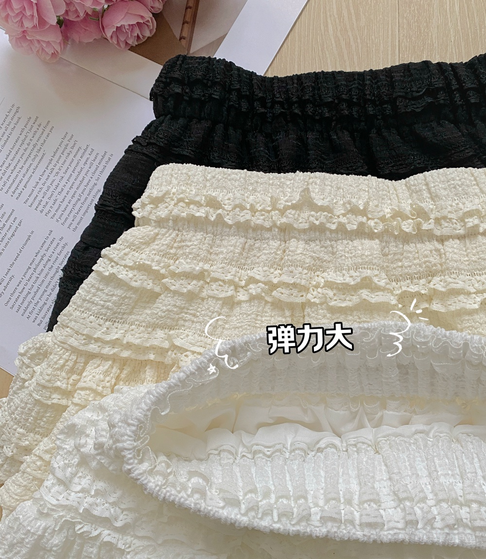Cake elastic skirt enticement short skirt