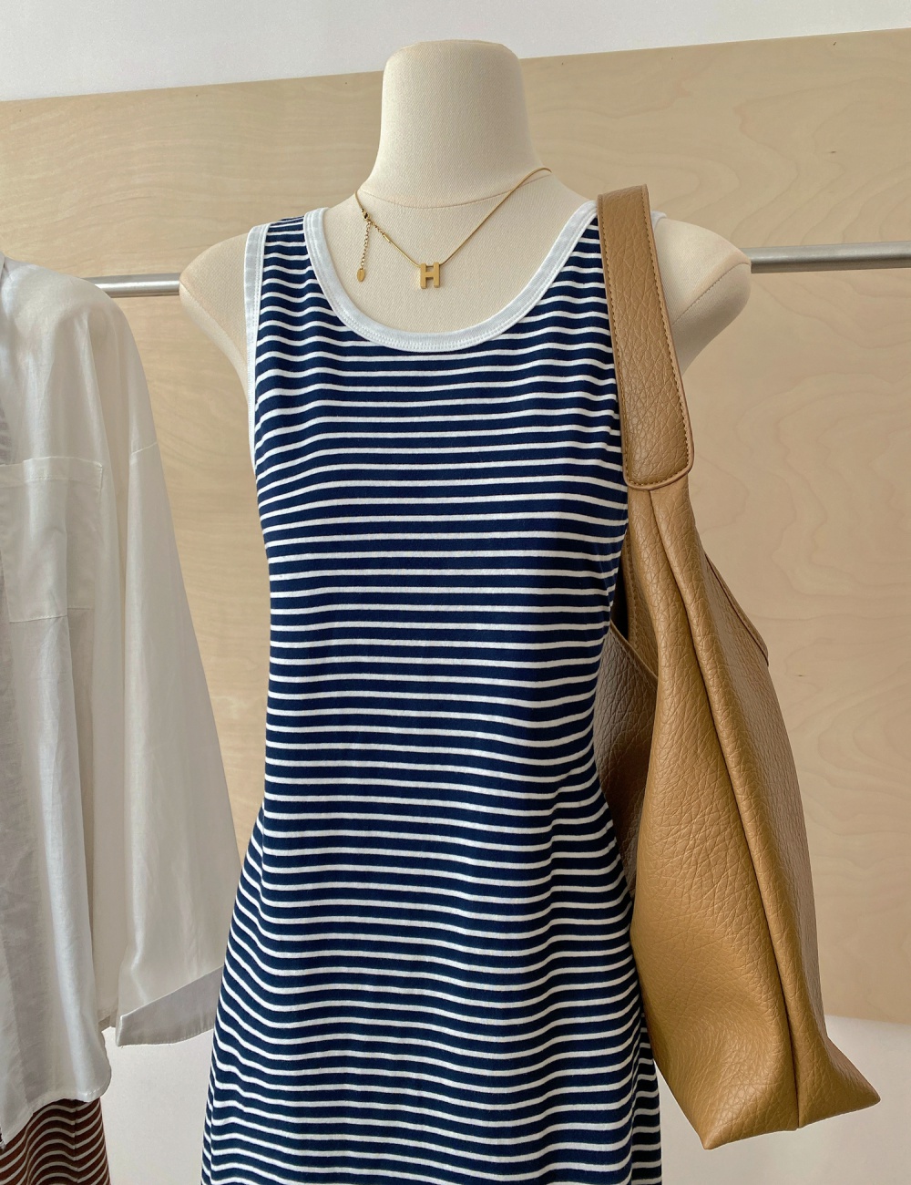 Enticement thin vest Korean style sunscreen dress a set