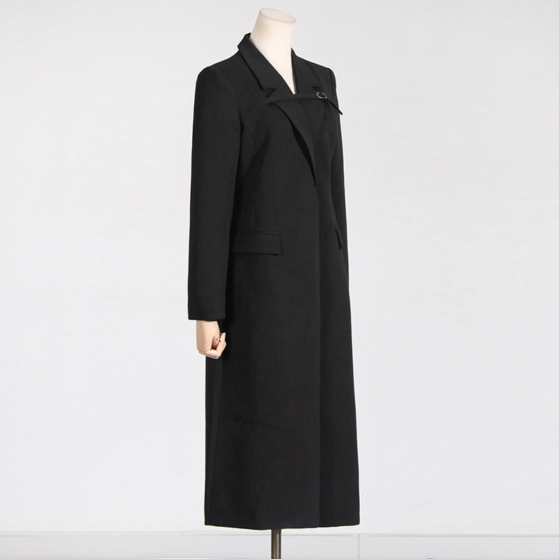 V-neck fashion coat splice long sleeve business suit