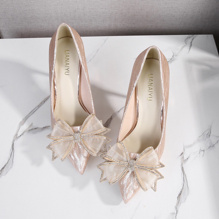 Rhinestone wedding shoes shoes for women