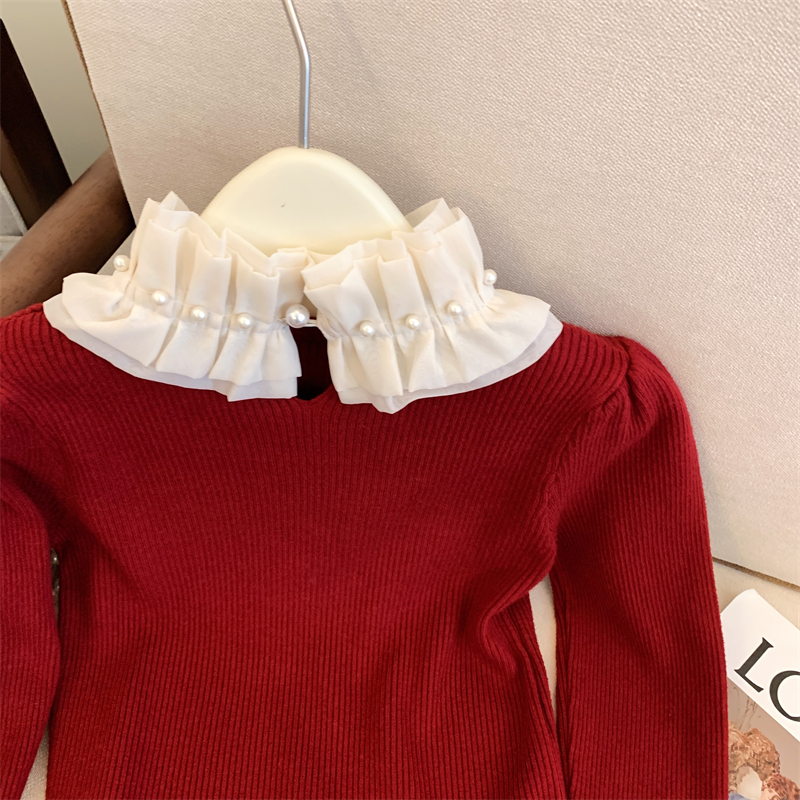 Temperament beading sweater for women